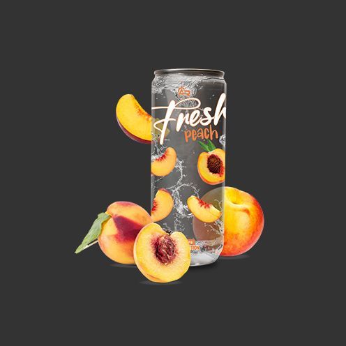 Fresh Drink Peach Sparkling 0.33l