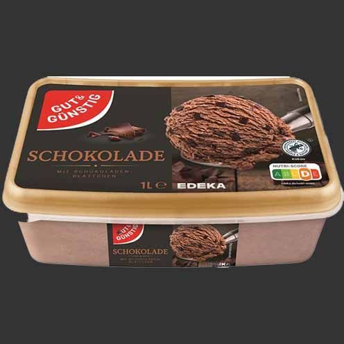 Eiscreme Schokolade 1000 ml