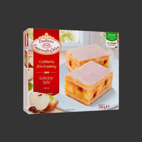 Gedeckter Apfelkuchen 700g