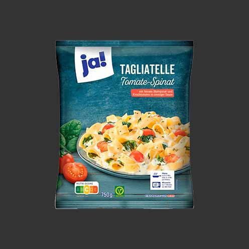 Tagliatelle Tomate-Spinat 750g
