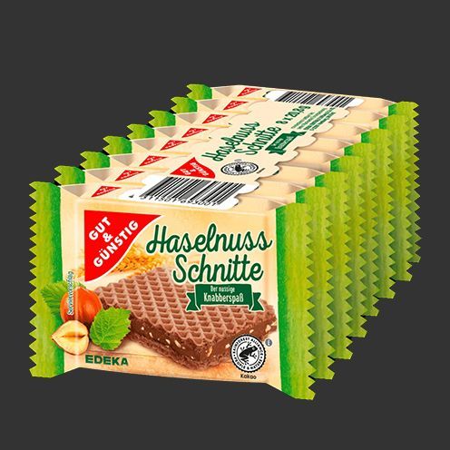 G&G Haselnuss-Schnitte 8x20,8g