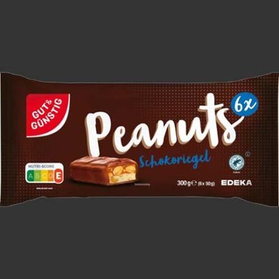 G&G Peanuts 6er Schokoriegel 400g G&G Peanuts 6er Schokoriegel 400g