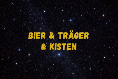 Bier & Träger & Kisten
