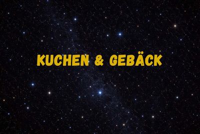 Kuchen & Gebäck
