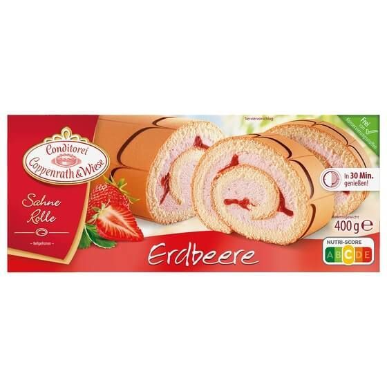 Sahnerolle Erdbeere 400g (Abverkauf)