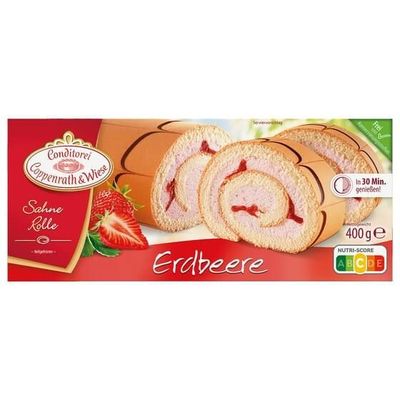 Sahnerolle Erdbeere 400g (Abverkauf) Sahnerolle Erdbeere 400g (Abverkauf)