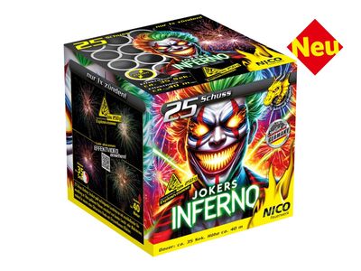 Jokers Inferno Batterie 25 Schuss Jokers Inferno Batterie 25 Schuss