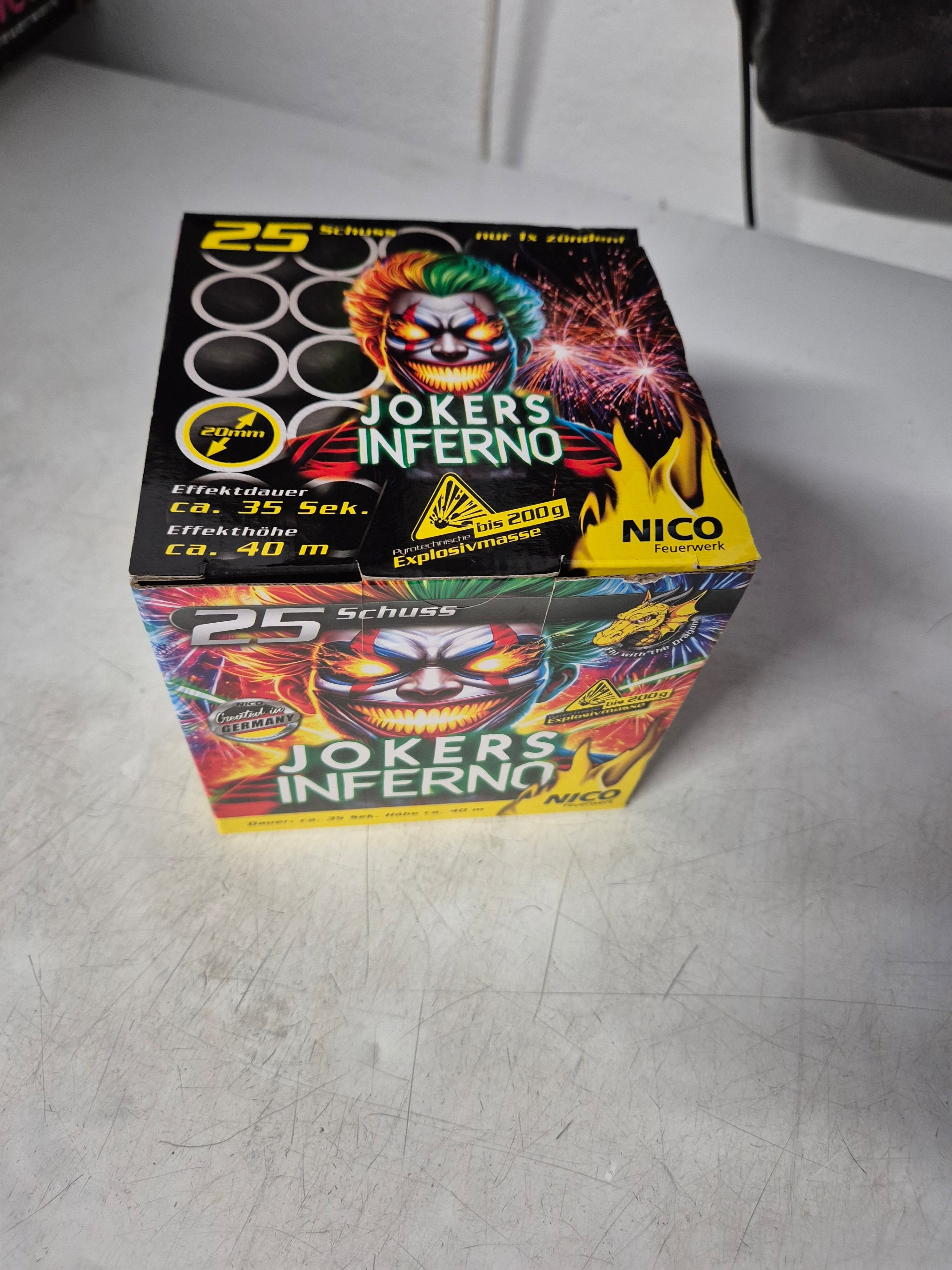 Jokers Inferno Batterie 25 Schuss