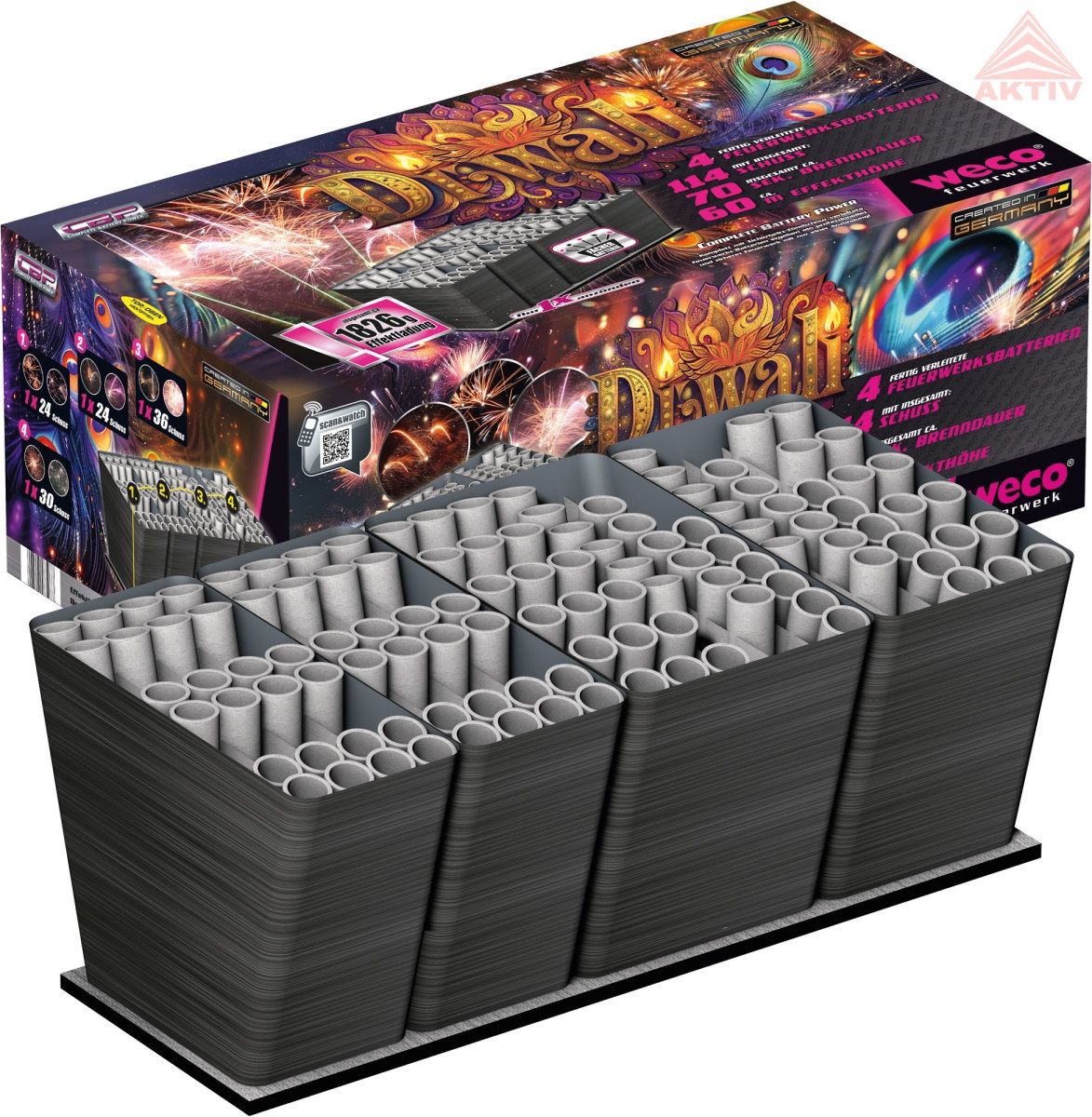 Diwali 114-Schuss Batterie