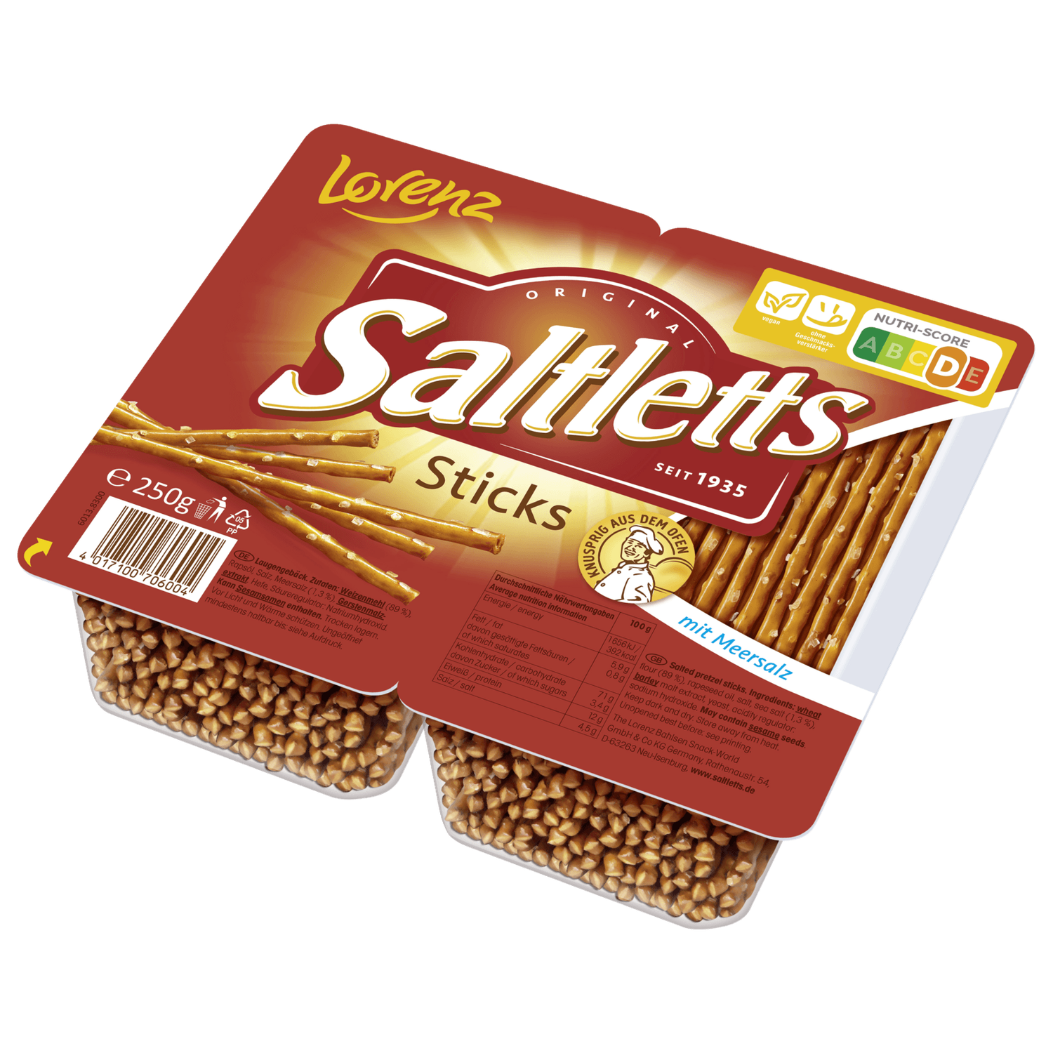 Lorenz Saltletts Sticks Classic 250g (Abverkauf) 