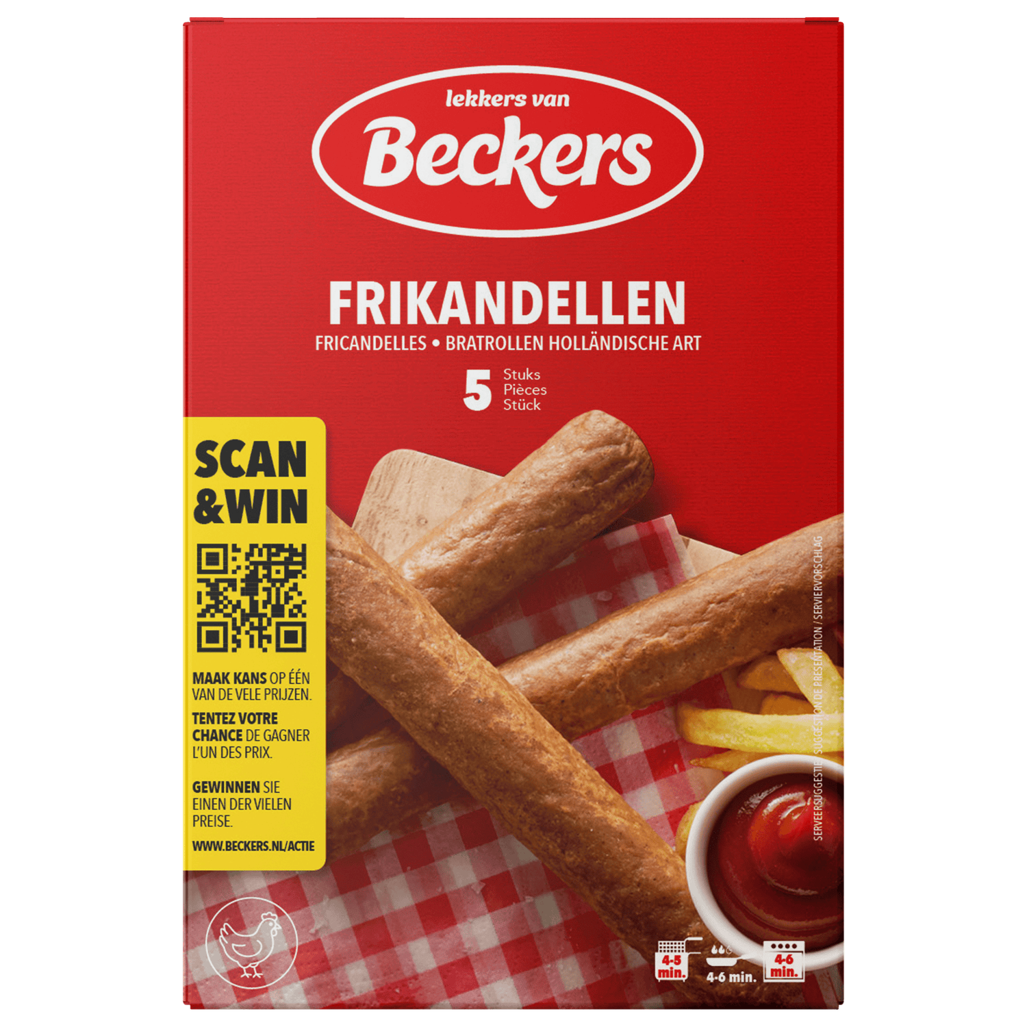 Beckers Frikandellen 350g  