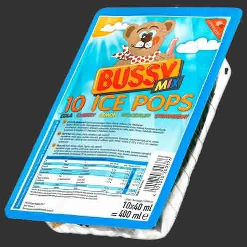 Bussy Mix Wassereis 10x0,03l (Abverkauf)