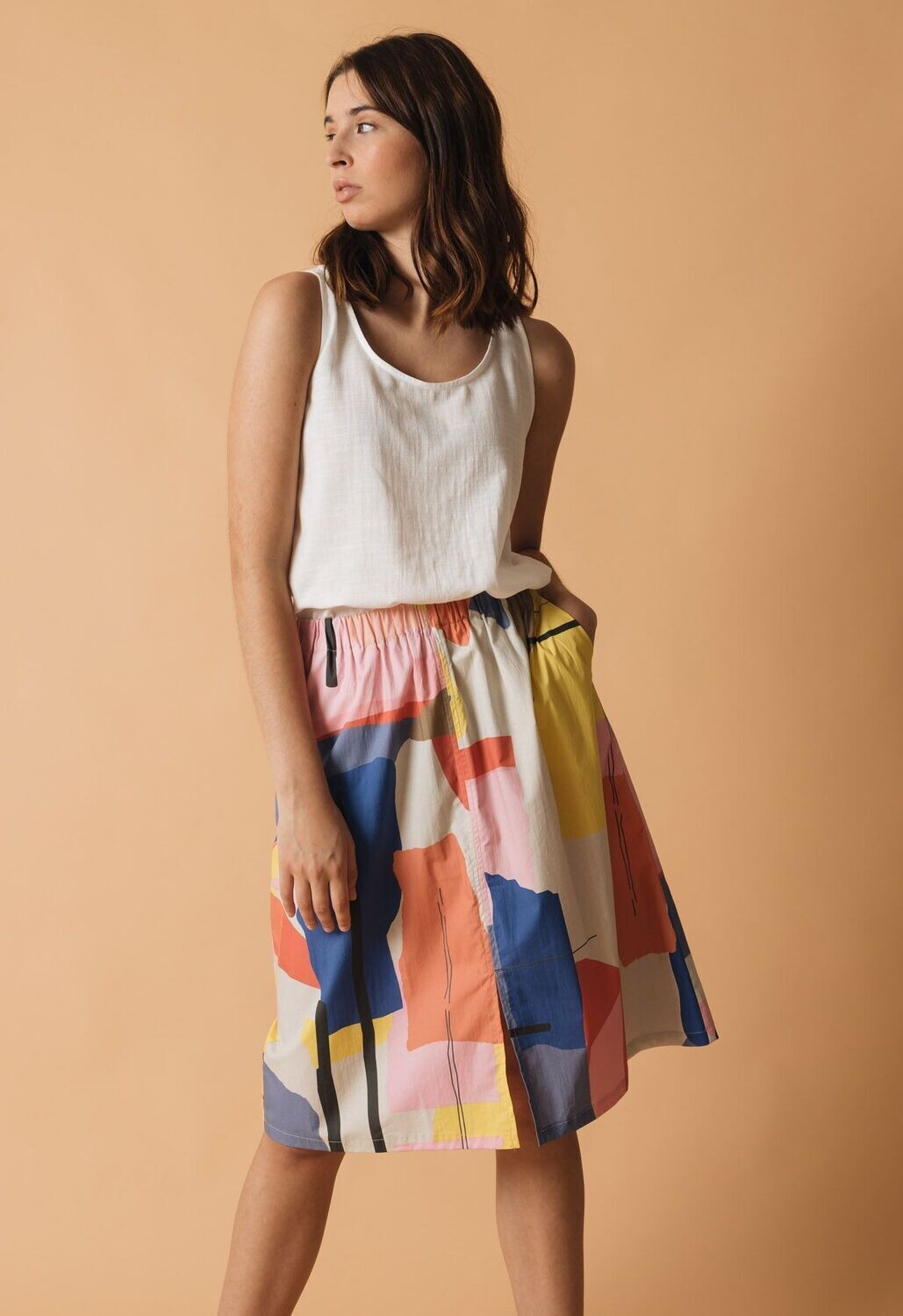 Z23 Lavandera Skirt Srilanka abstract