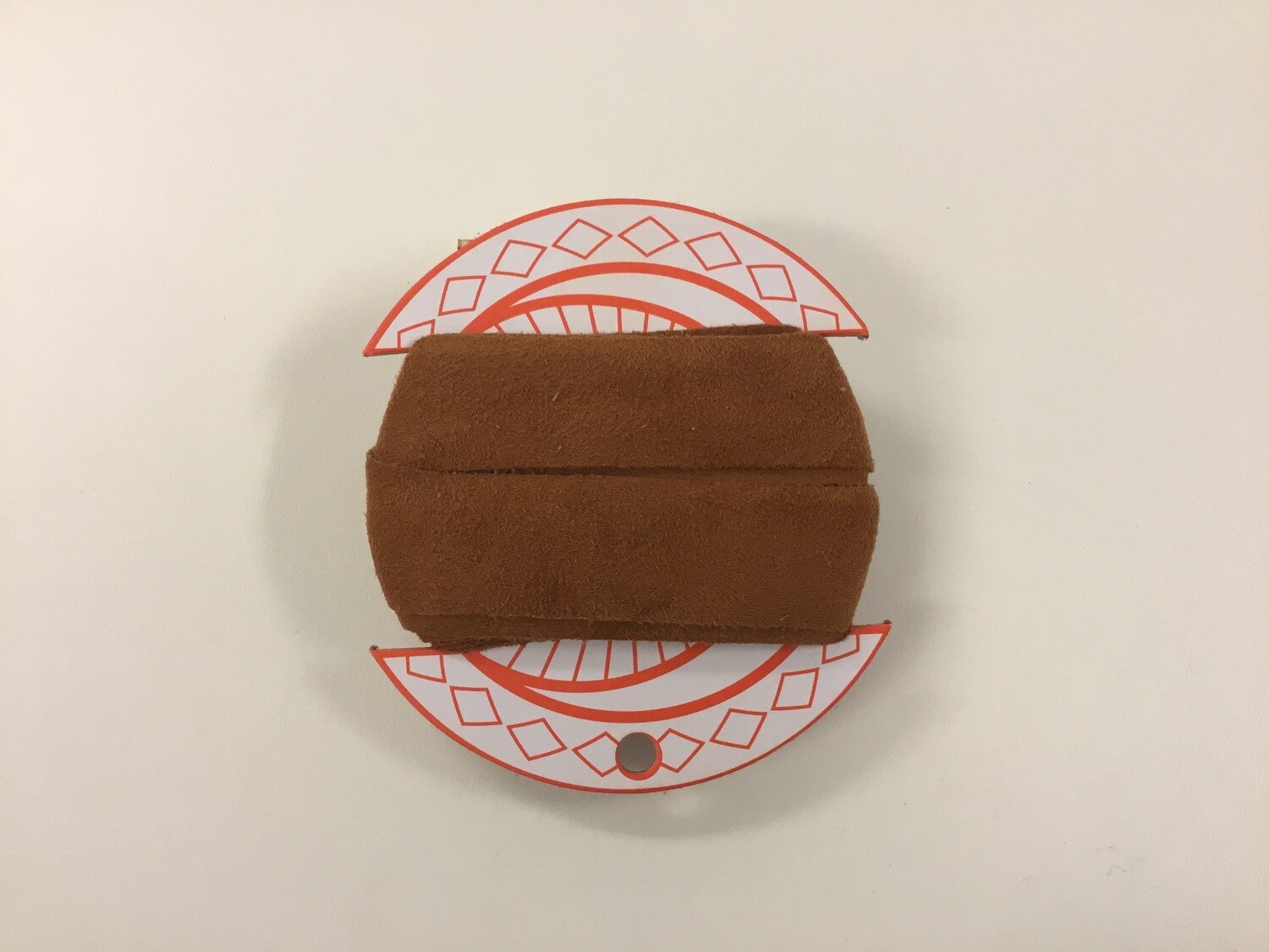 Linten Sandaal suede, Kleur: Rusty