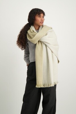 Alpaca Scarve double beige white