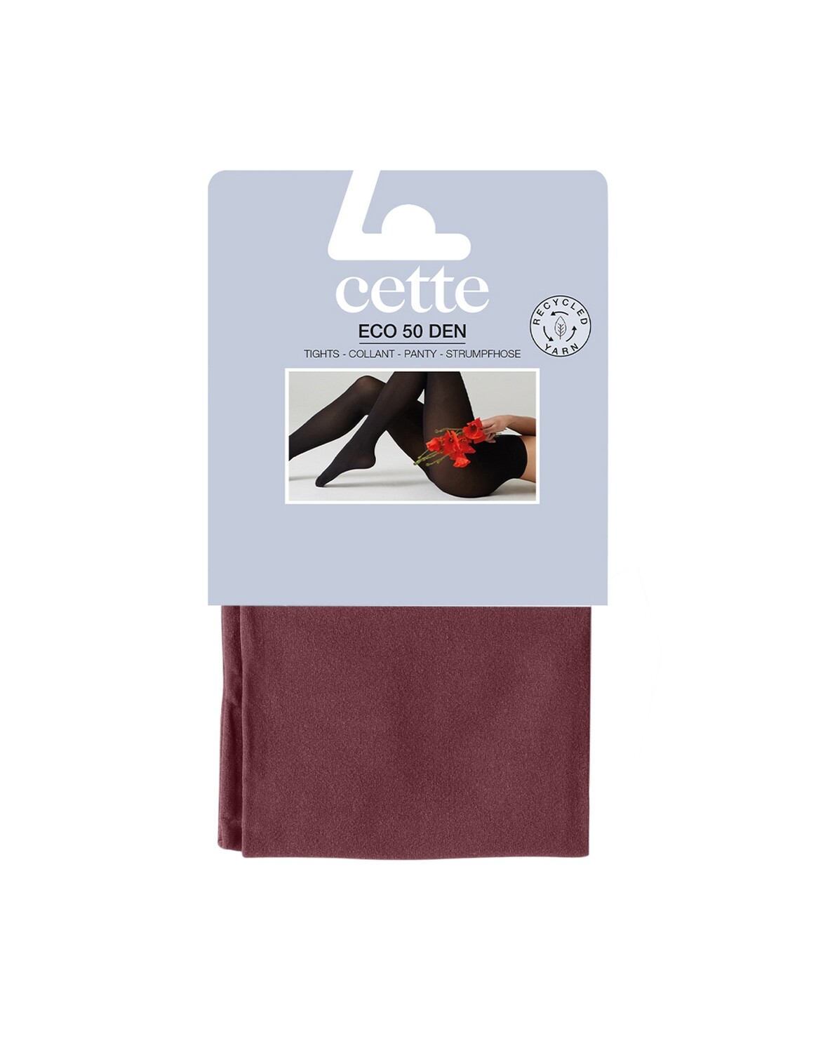 Cette Eco opaque tights 50 den russet