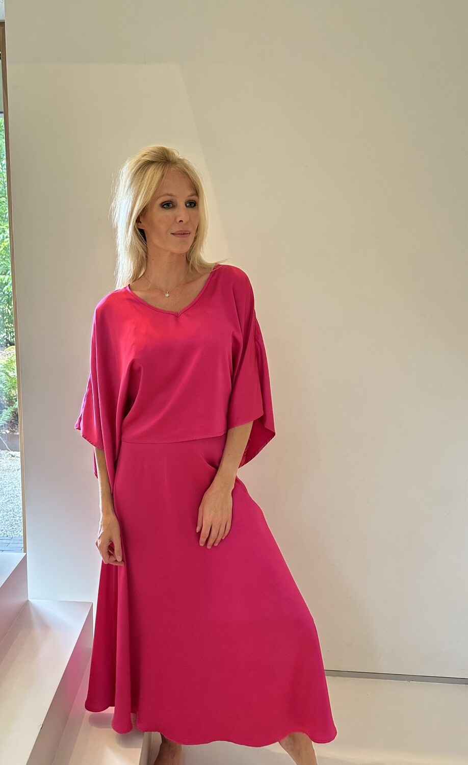 Z24 AC SALOU ROK SATIJN FUSHIA