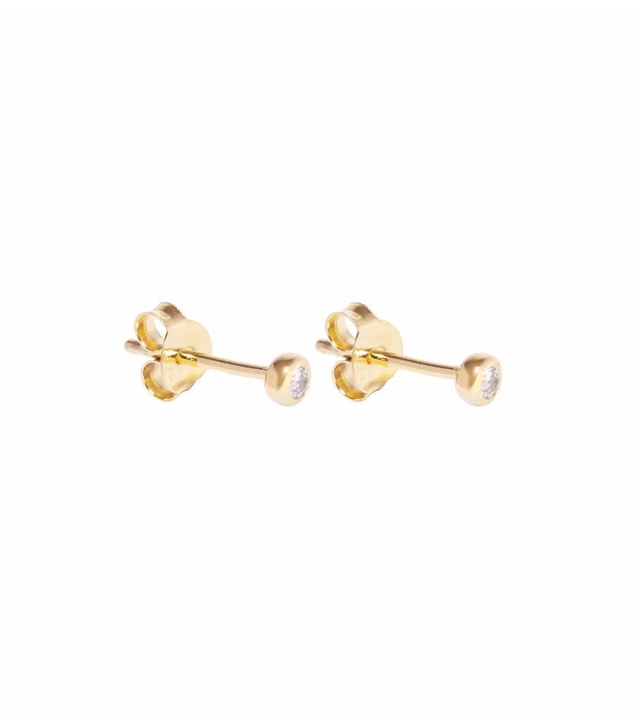 Miab oorbel sparkly stud gold