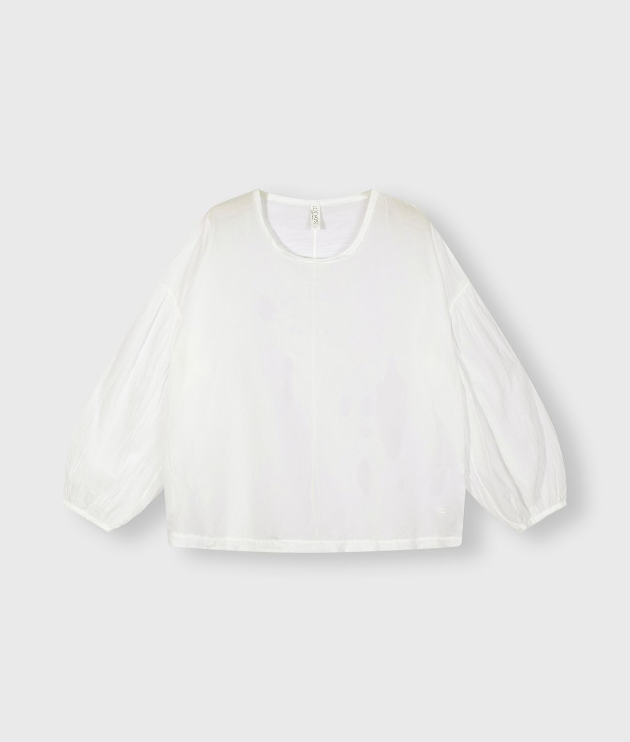 BASIC 10 BALLOON SLEEVE BLOUSE GOTS