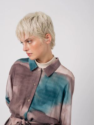 W25 I FEEL NUT LIBRA DRESS CALM PRINT