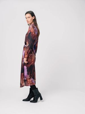 W25 I FEEL NUT LIBRA DRESS BIG BANG PRINT