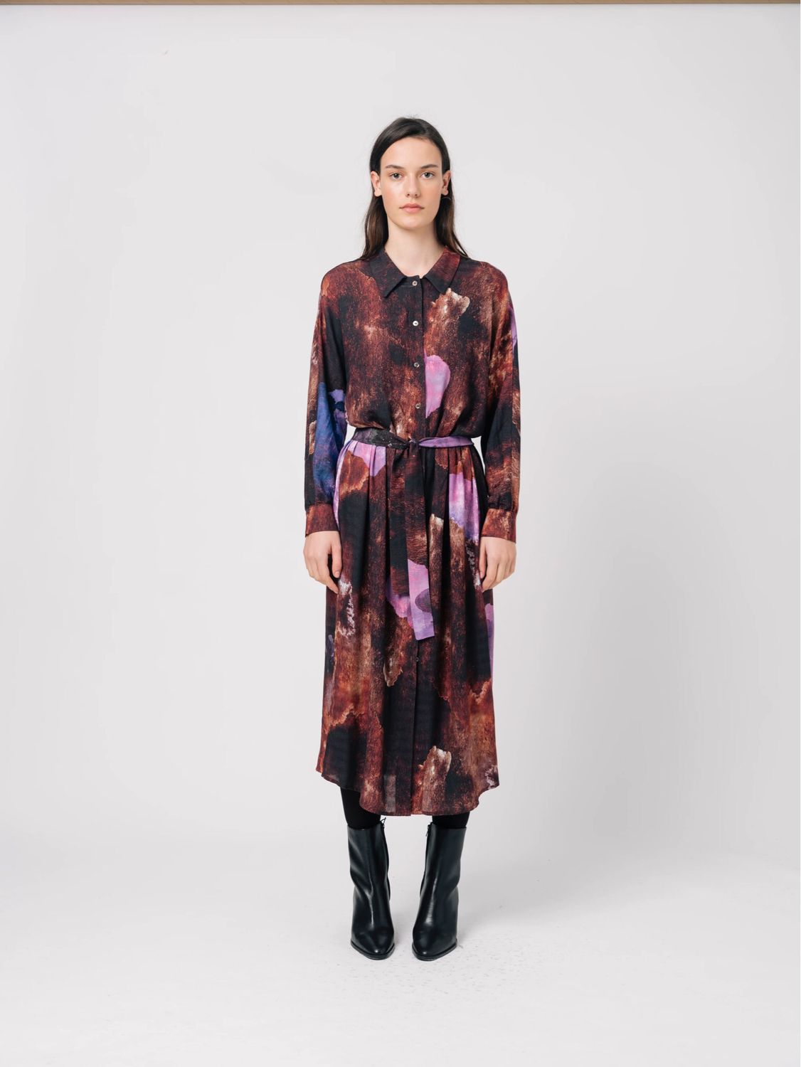 W25 I FEEL NUT LIBRA DRESS BIG BANG PRINT