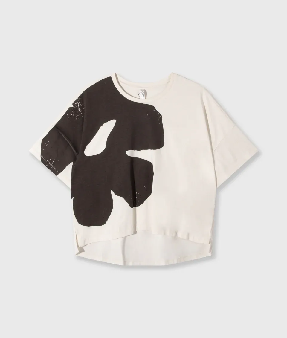 Z25 10 SHORT SLEEVE TEE FLOWER/GOTS
