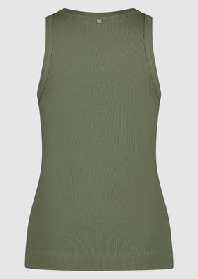 Z25 CIRCLE JADA TOP OLIVE GREEN