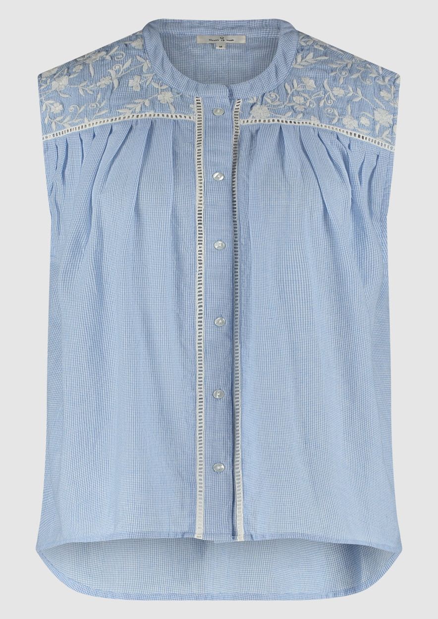 Z25 CIRCLE AMELIA BLOUSE FRESH WATER