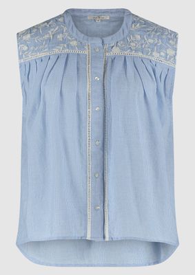 Z25 CIRCLE AMELIA BLOUSE FRESH WATER