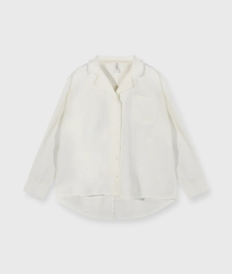 W26 10 SHIRT LINEN ECRU