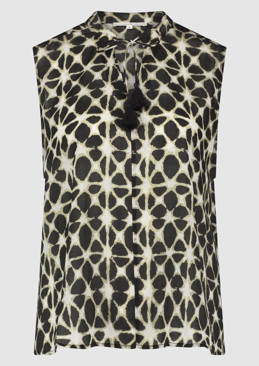 Z25 CIRCLE TRACY BLOUSE BRAMBLE BLOSSOM