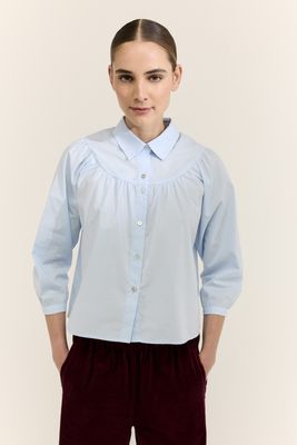 W26 JC JAFFA BLOUSE LIGHT BLUE