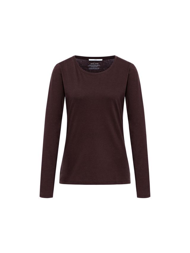 W26 Lanius longsleeve tee gots bordeaux
