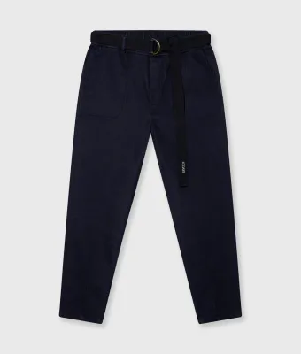 W26 10 BELTED  PANTS DARK NAVY
