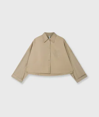 W26 10 OVERZISED CROPPED SHIRT GOTS