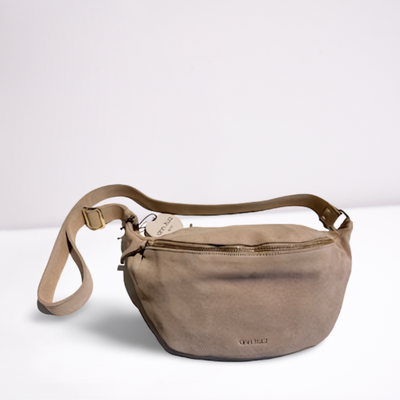 Ann Kurz FANNY BAG SUEDE CARAMELO