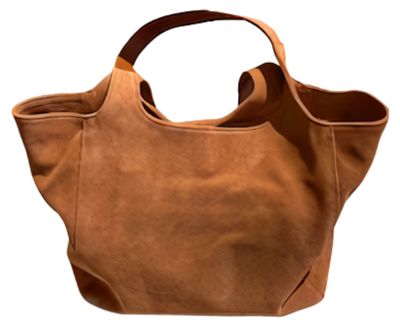 Ann Kurz SHOULDER SHOP SUEDE DARK NUDE