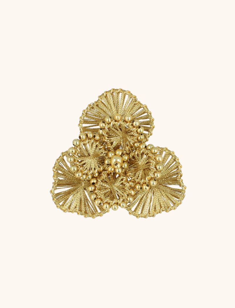 LOTT BROCHE FLOWER L GOLD