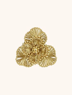 LOTT BROCHE FLOWER L GOLD