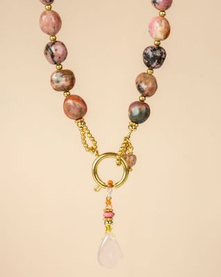 MUJA COLLIER RUSTIC BEADS AND PENDANT