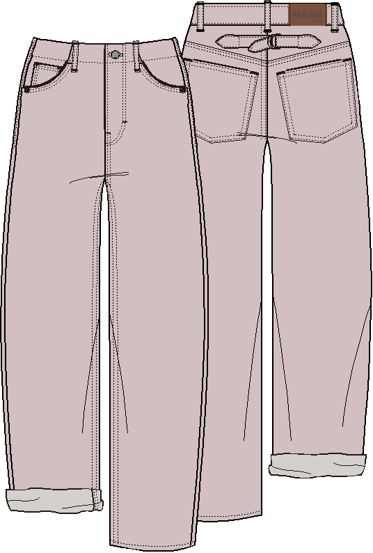 Z26 MSCW ERIN LIGHT PINK SOLID