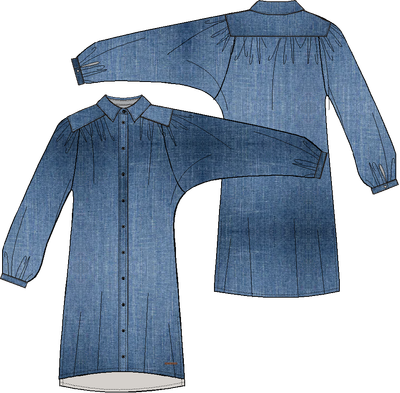 Z26 MSCW JURK DENIM LYOCELL