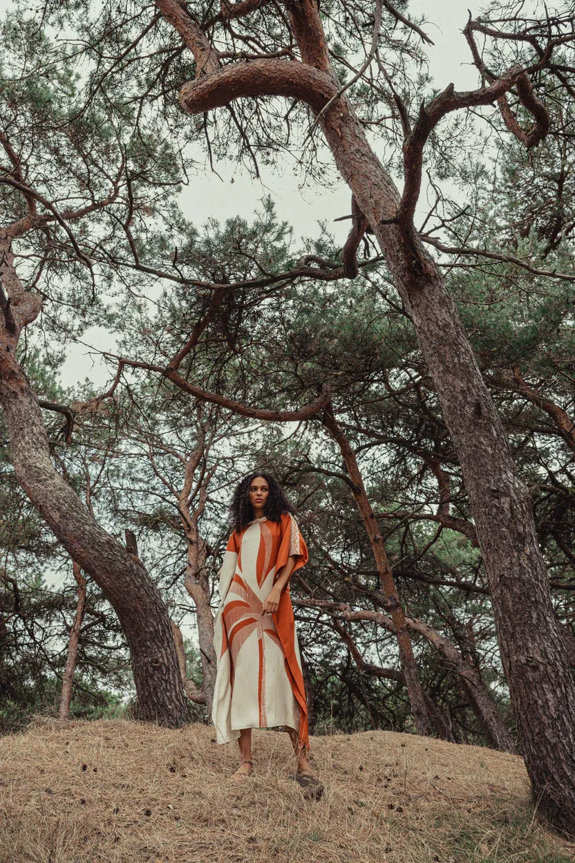 KATE MARISOL silk dress