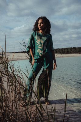 KATE MARLEY silk trousers