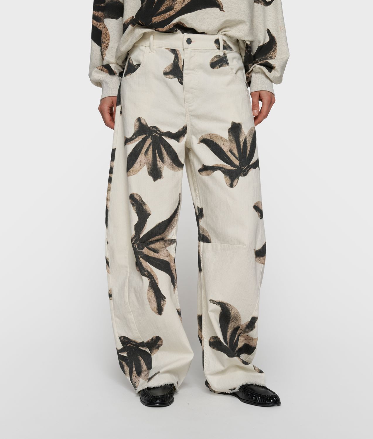 W26-27 10 WESTERN PANTS FLOWER