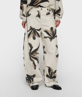 W26-27 10 WESTERN PANTS FLOWER