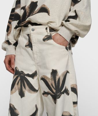 W26-27 10 WESTERN PANTS FLOWER