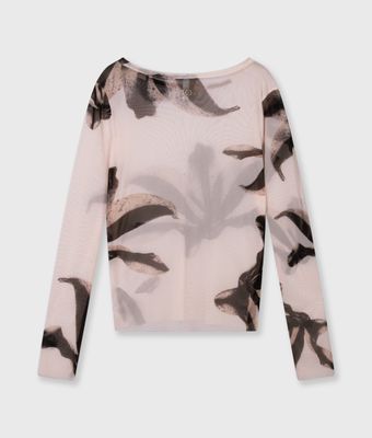 W26-27 10 MESH LONG SLEEVE FLOWER