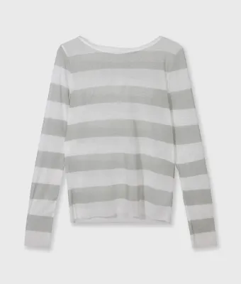 W26-27 10 MESH LONG SLEEVE STRIPES